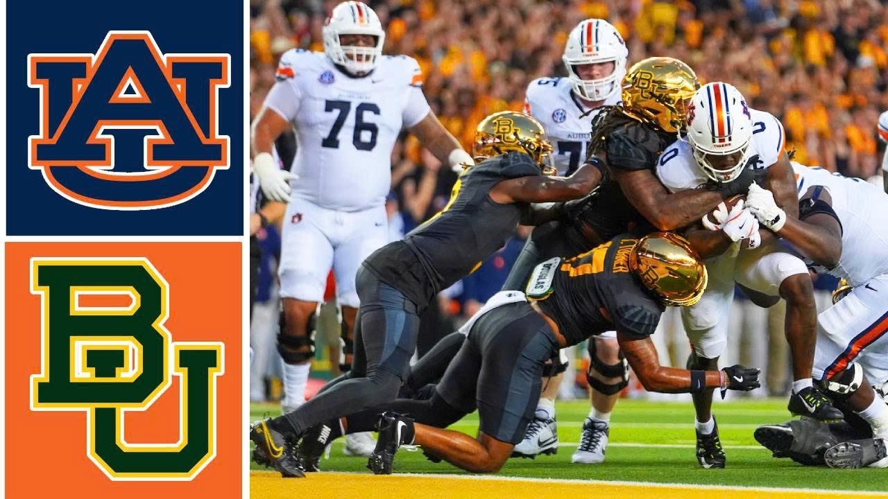 Auburn vs Baylor Highlights | FBS Week 1 | 2025 College Football