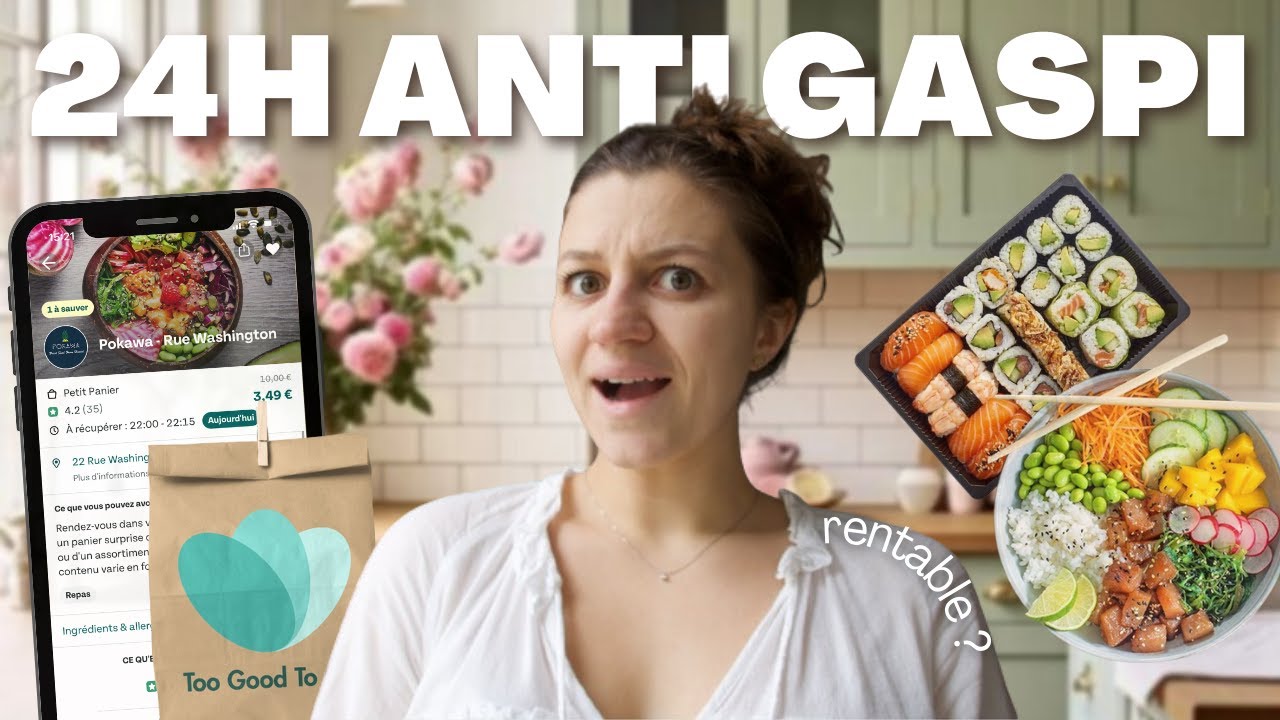 JE MANGE DES INVENDUS ASIATIQUES PENDANT 24H - PANIERS ANTI GASPI TOO GOOD TO GO