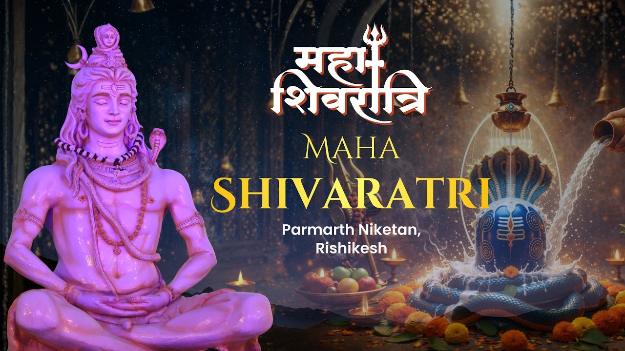 Mahashivratri Celebrations 📍  Parmarth Niketan, Rishikesh  - Har Har Mahadev  🔱