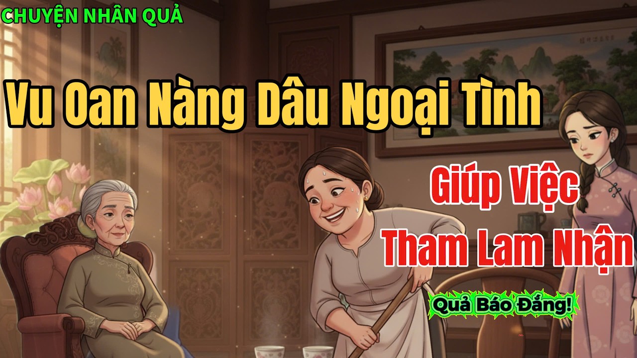 Vu Oan Nàng Dâu Ngoại Tình, Giúp Việc Tham Lam Nhận Ngay Quả Báo Cay Đắng | Chuyện Nhân Quả
