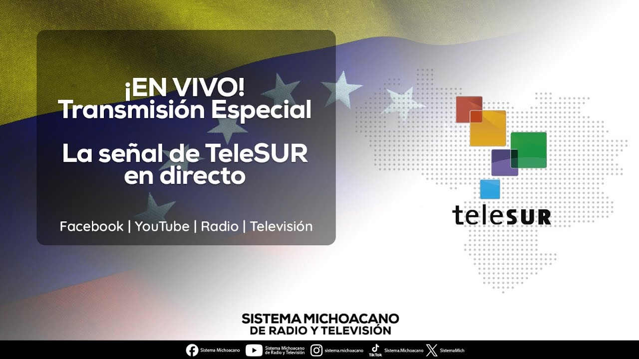 Transmisión especial de teleSUR. Sigue #EnVivo lo ocurrido en #Venezuela.