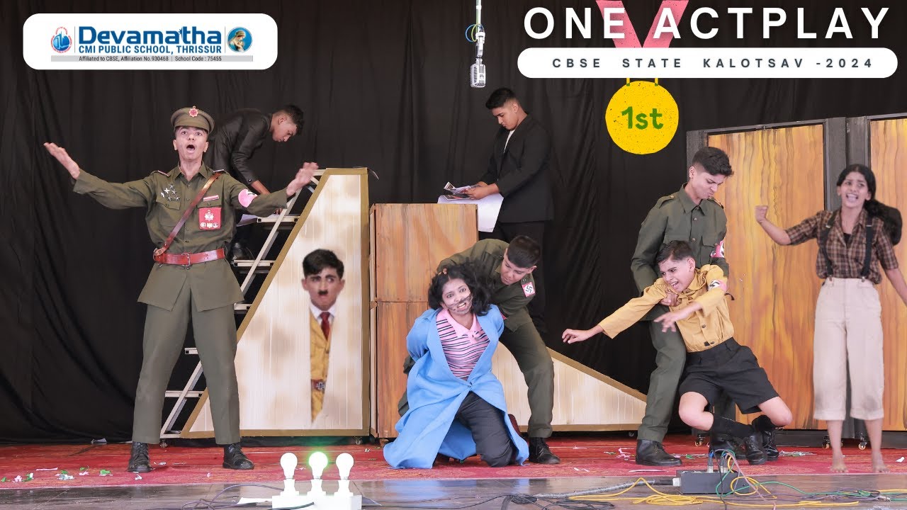 one act play/State cbse kalolsav 2024/first prize  / Devamatha CMI Public School #devamatha  #drama