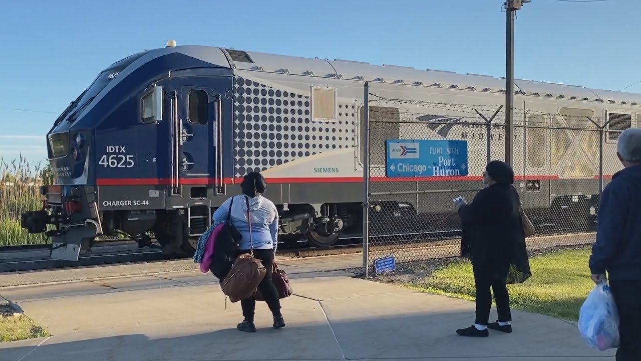Onboard Amtrak's 'Blue Water' - Flint to Chicago 6/14/20