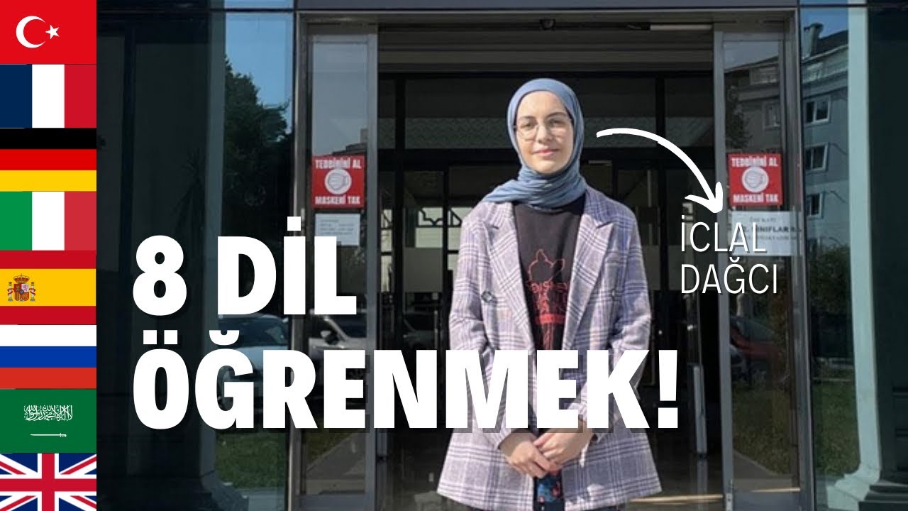 YABANCI DİL NASIL ÖĞRENİLİR? Kendi Kendime 8 Dil Öğrendim | Türk Polyglot Olmak | İclal Dağcı