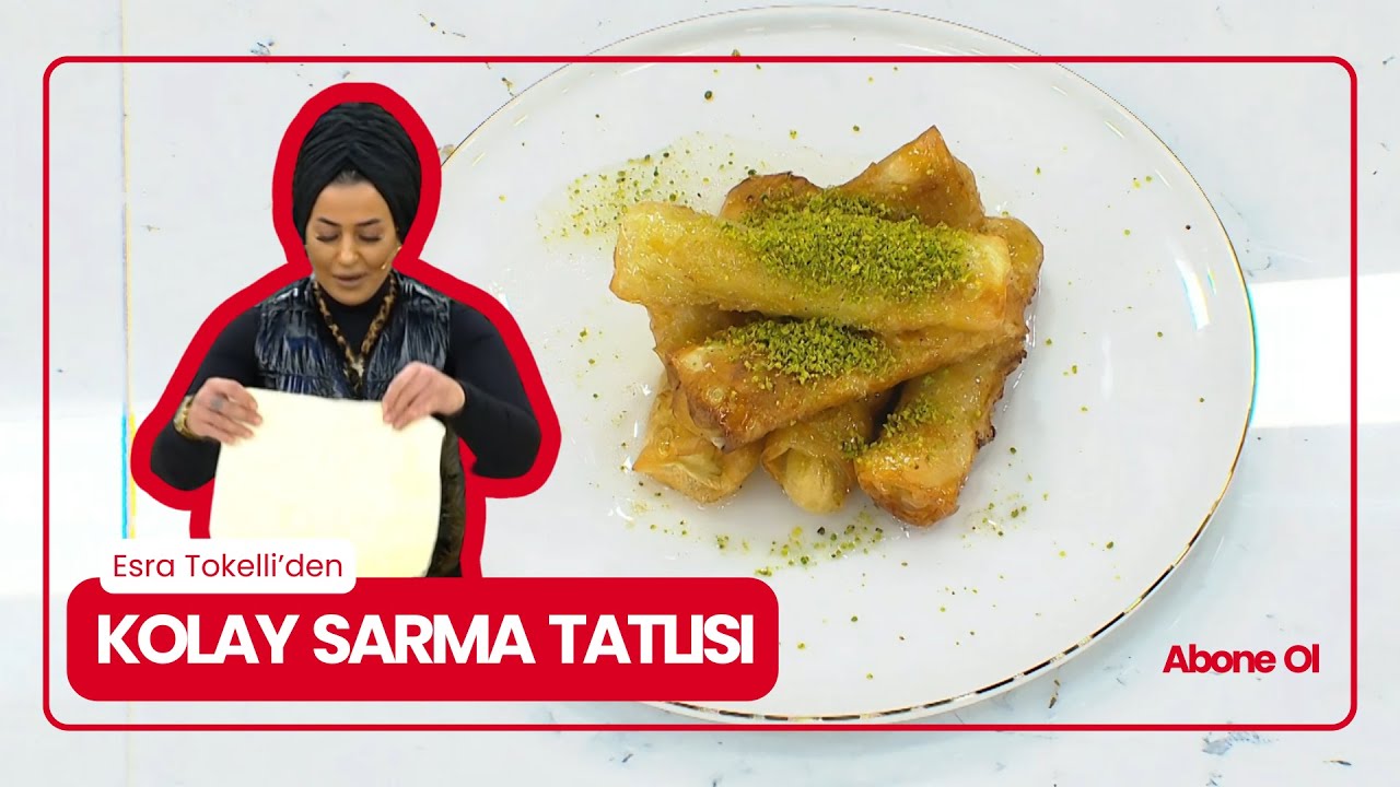 BU TATLI FIRIN GÖRMÜYOR AMA SOFRADA ŞOV YAPIYOR 🔥KOLAY SARMA TATLISI