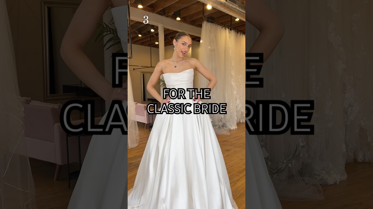 Classic wedding dresses 🖤 #shorts #bonbonbelle #sayyestothedress #2026bride #weddingdress #classic