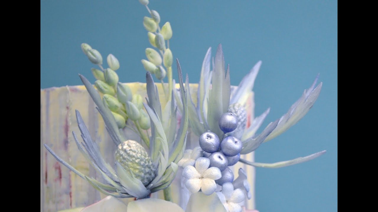 Sea Holly Berries Buds in Sugar