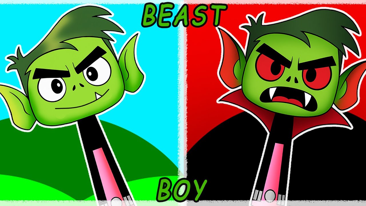 My Sprunki OC: Beast Boy (from Teen Titans Go!)