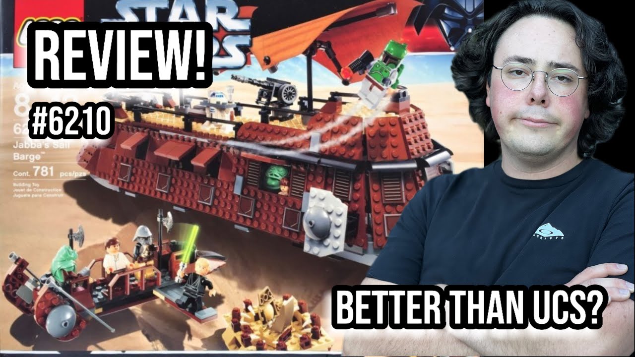 Lego Jabba’s Sail Barge Set Review #6210 | Better Than UCS Set??