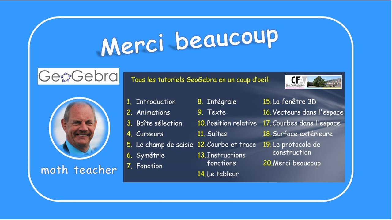 GeoGebra 020 Merci beaucoup
