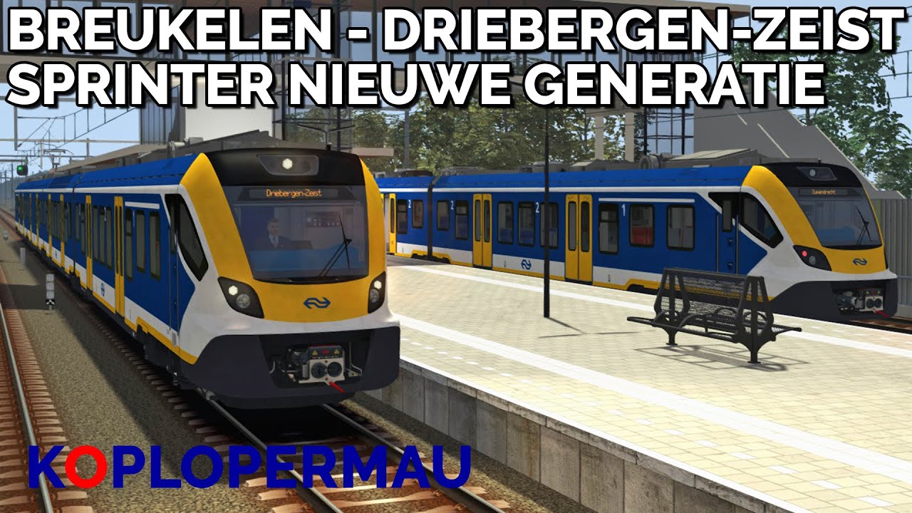 Train Simulator 2022: Sprinter Breukelen - Driebergen-Zeist met SNG (gele kop) en omroepen!