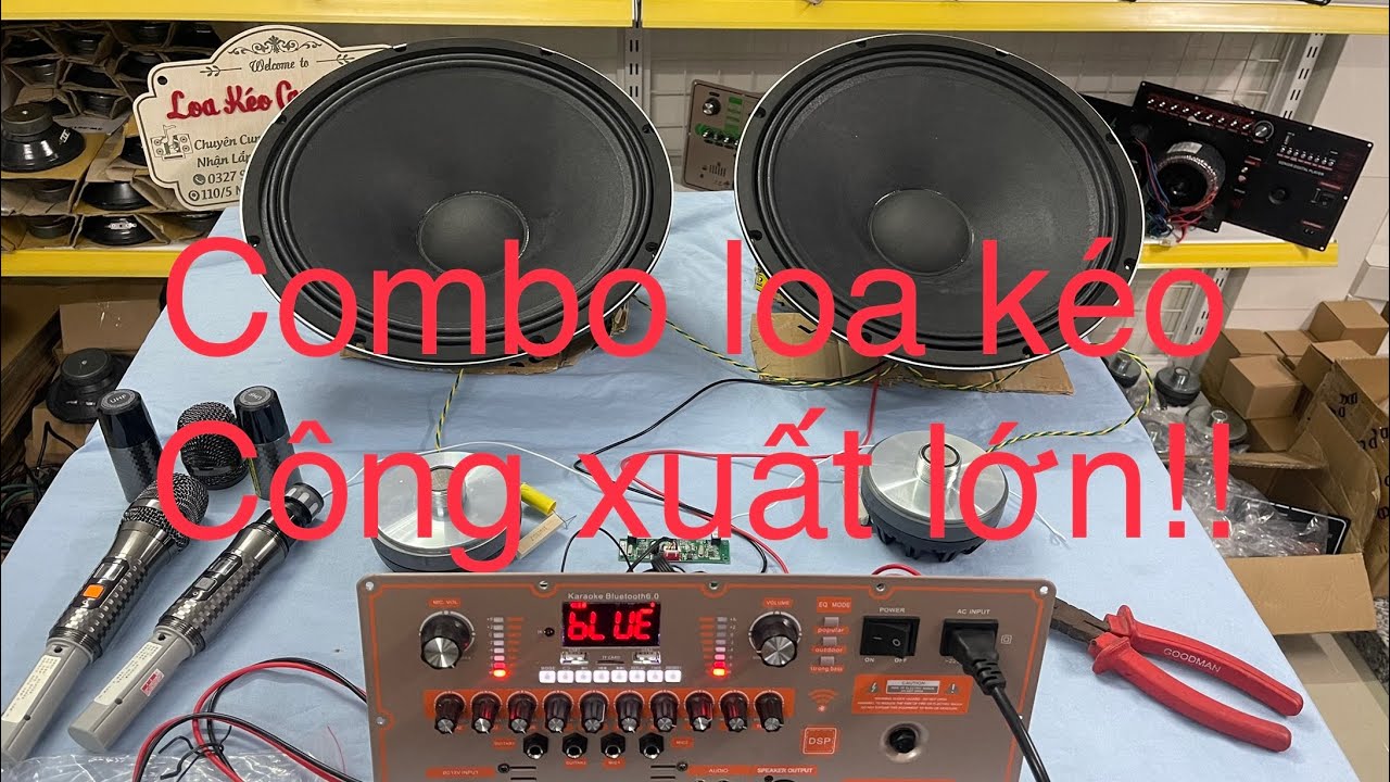Hướng dẫn lắp đặt loa kéo và combo loa kéo công xuất lớn !