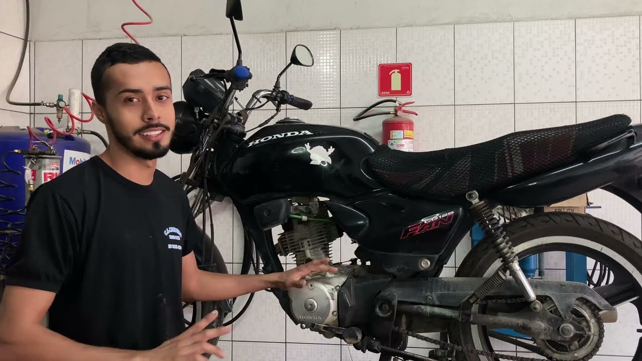 Como desmontar motor CG 125 vareta