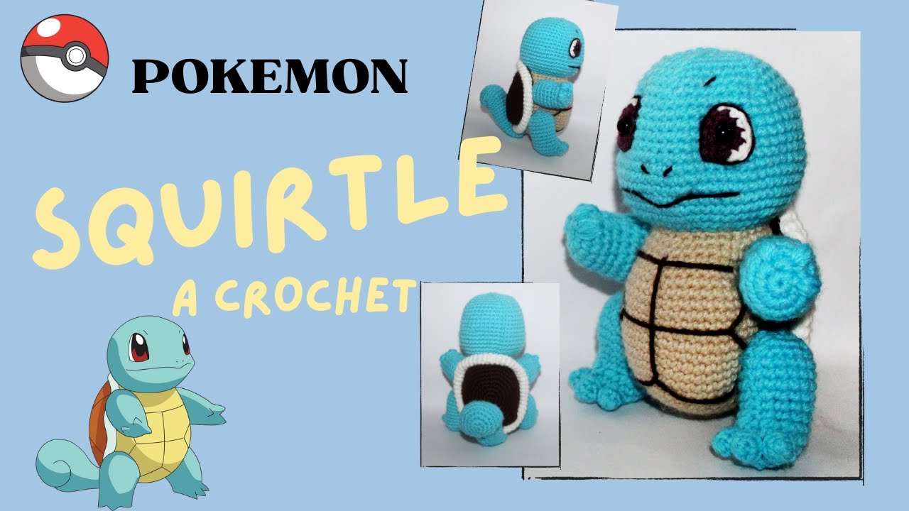 Como hacer a Squirtle AMIGURUMI / CROCHET / PARTE 1