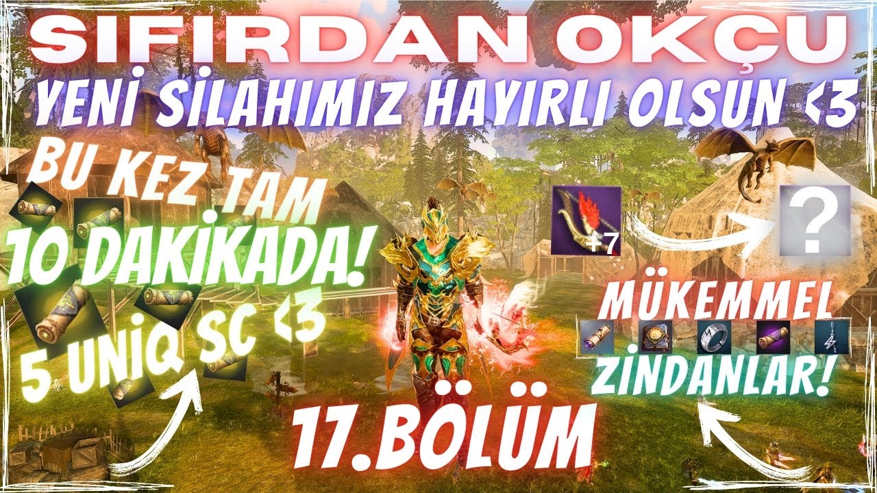 SIFIRDAN OKÇU #17 | YENİ SİLAHIMIZ HAYIRLI OLSUN! | MÜKEMMEL FARMLAR | Rise Online