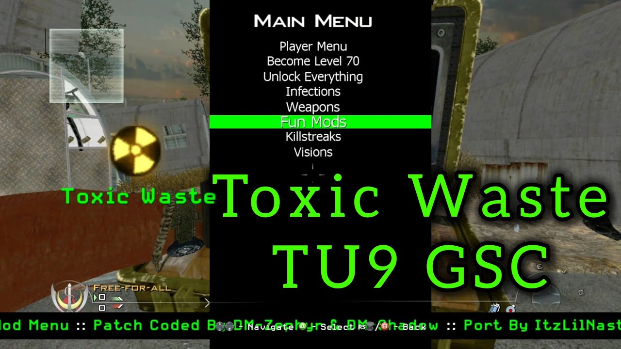 MW2 | TU9 | Toxic Waste v1 | Multiplayer | GSC Mod Menu | (RGH/JTAG) [+Download]