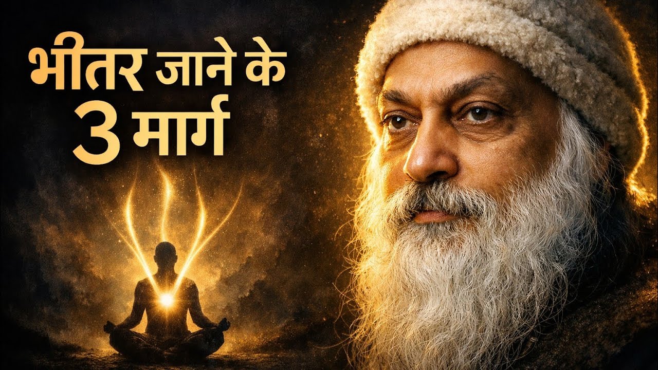 भीतर जाने के तीन मार्ग है | Osho hindi pravachan | Osho discourse 