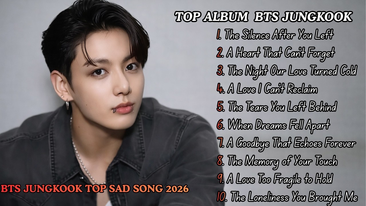 BTS JUNGKOOK Beautiful & Calm Songs 2026 🎶 Soft Acoustic Chill Vibes | Heartfelt Playlist