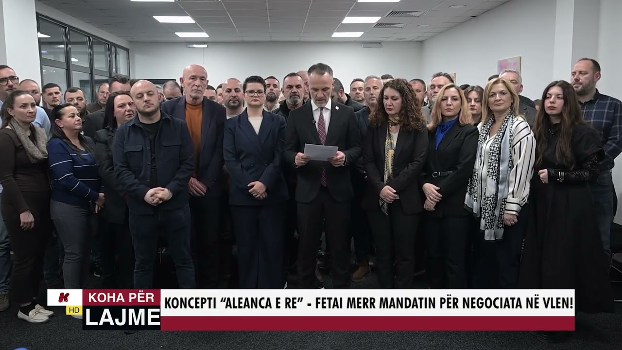 KONCEPTI ''ALEANCA E RE '' - ARBEN FETAI MERR MANDATIN PËR NEGOCIATA NË VLEN!