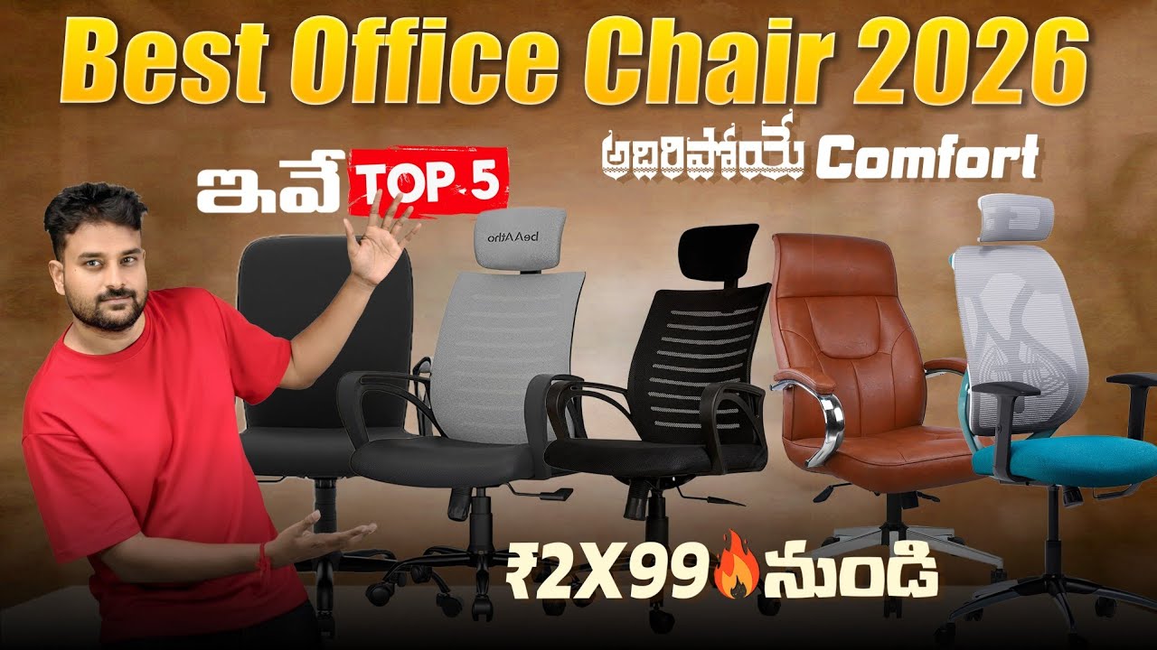 The TOP 5 Office Chairs You Need in 2026