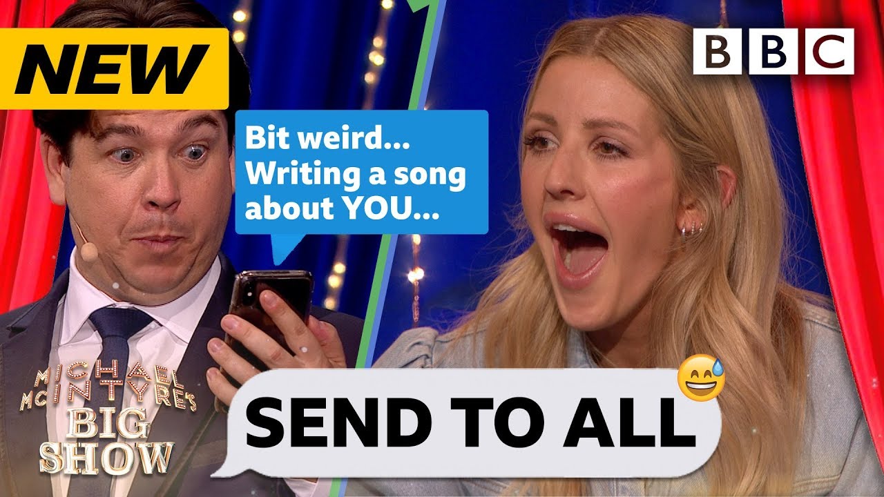 Ellie Goulding totes emosh in Send To All! 😂 | Michael McIntyre's Big Show - BBC