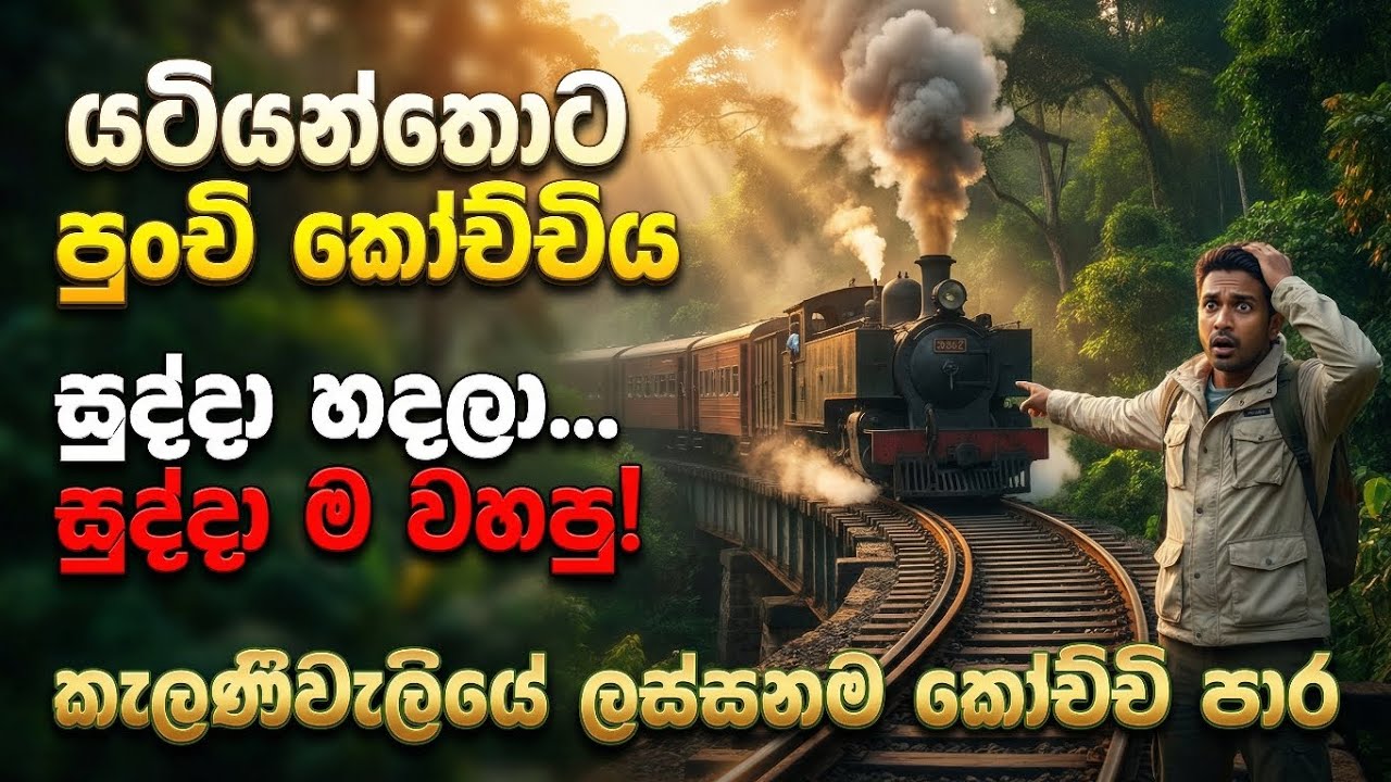 යටියන්තොට පුංචි කෝච්චිය || Yatiyanthota narrow gauge train 