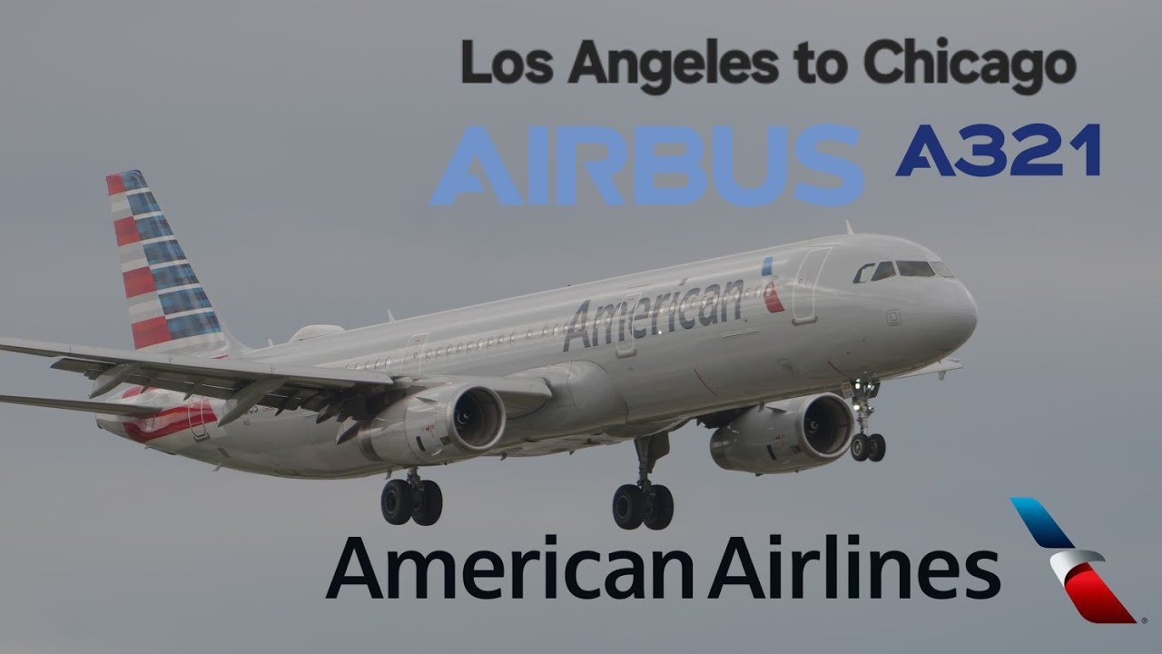[USA Domestic] Los Angeles to Chicago on American Airlines A321 [FULL FLIGHT TRIP REPORT][4K60FPS]