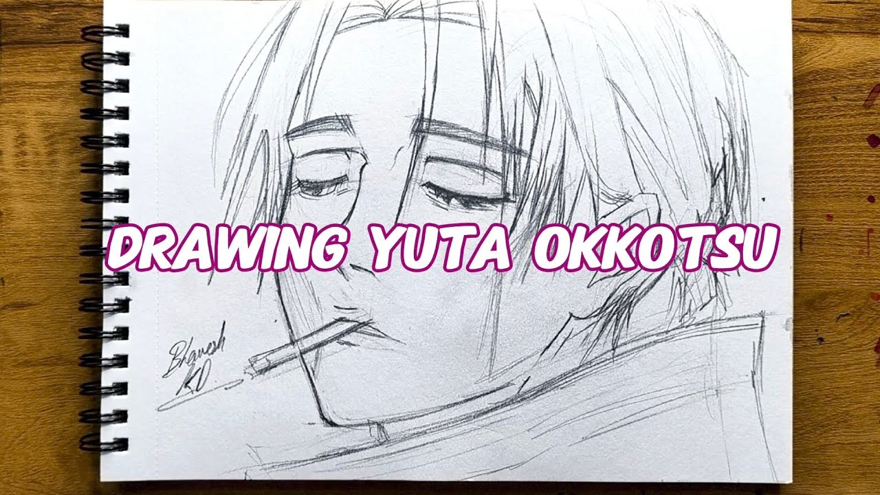 How to draw Yuta Okkotsu | Step by step tutorial | Pencil Drawing