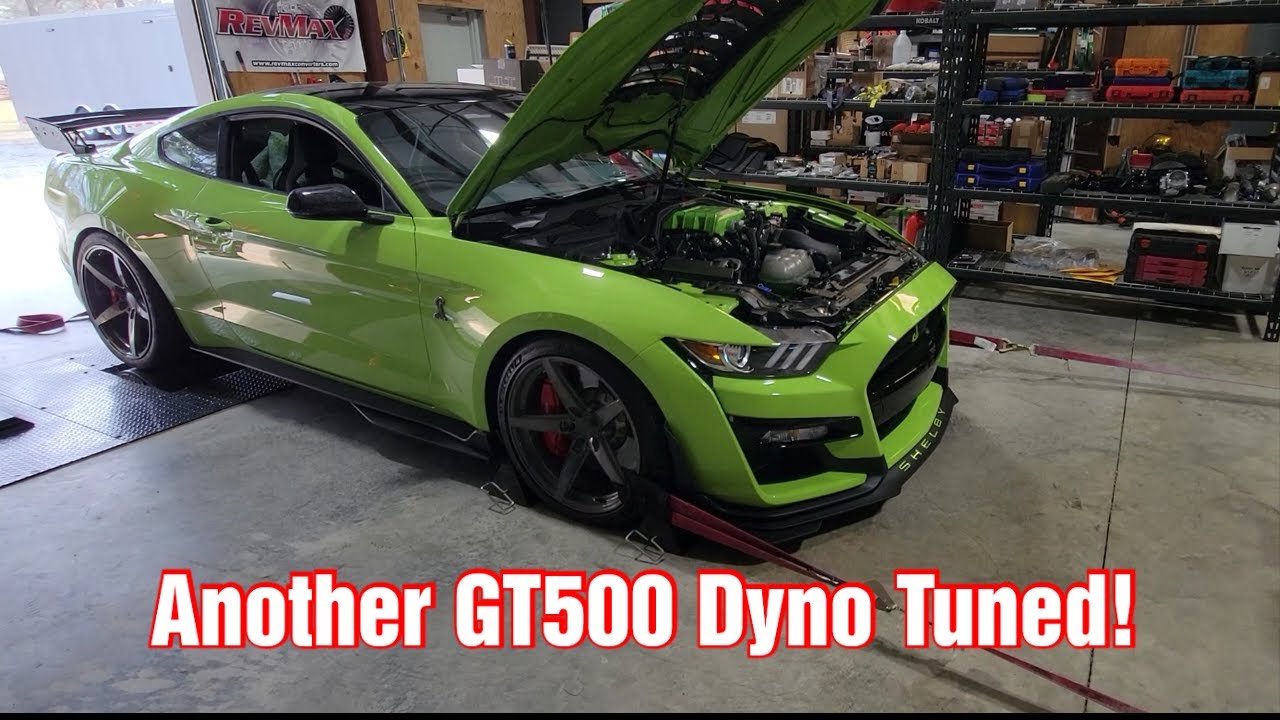 GT500 2020 года со шкивом 2,65, настроенным для 93 и E85!