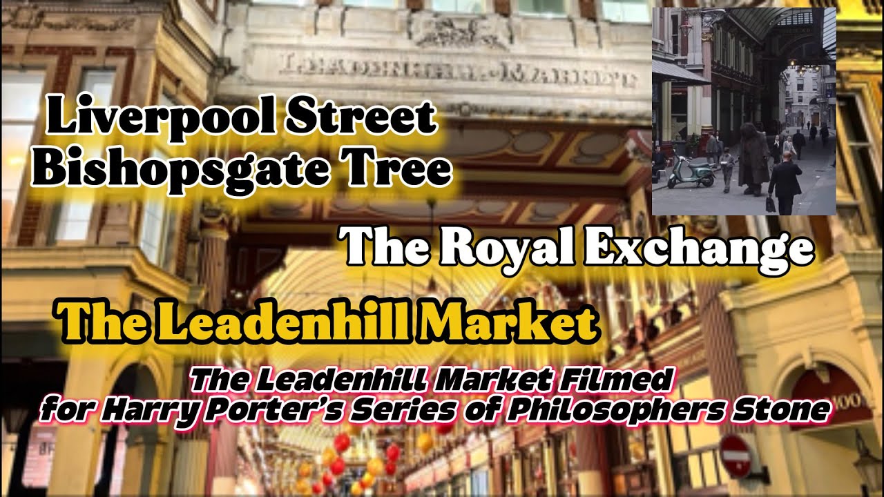 Christmas vibes at Leadenhall Market | Harry Potter Philosopher’s Stone filming spot |Royal Exchange