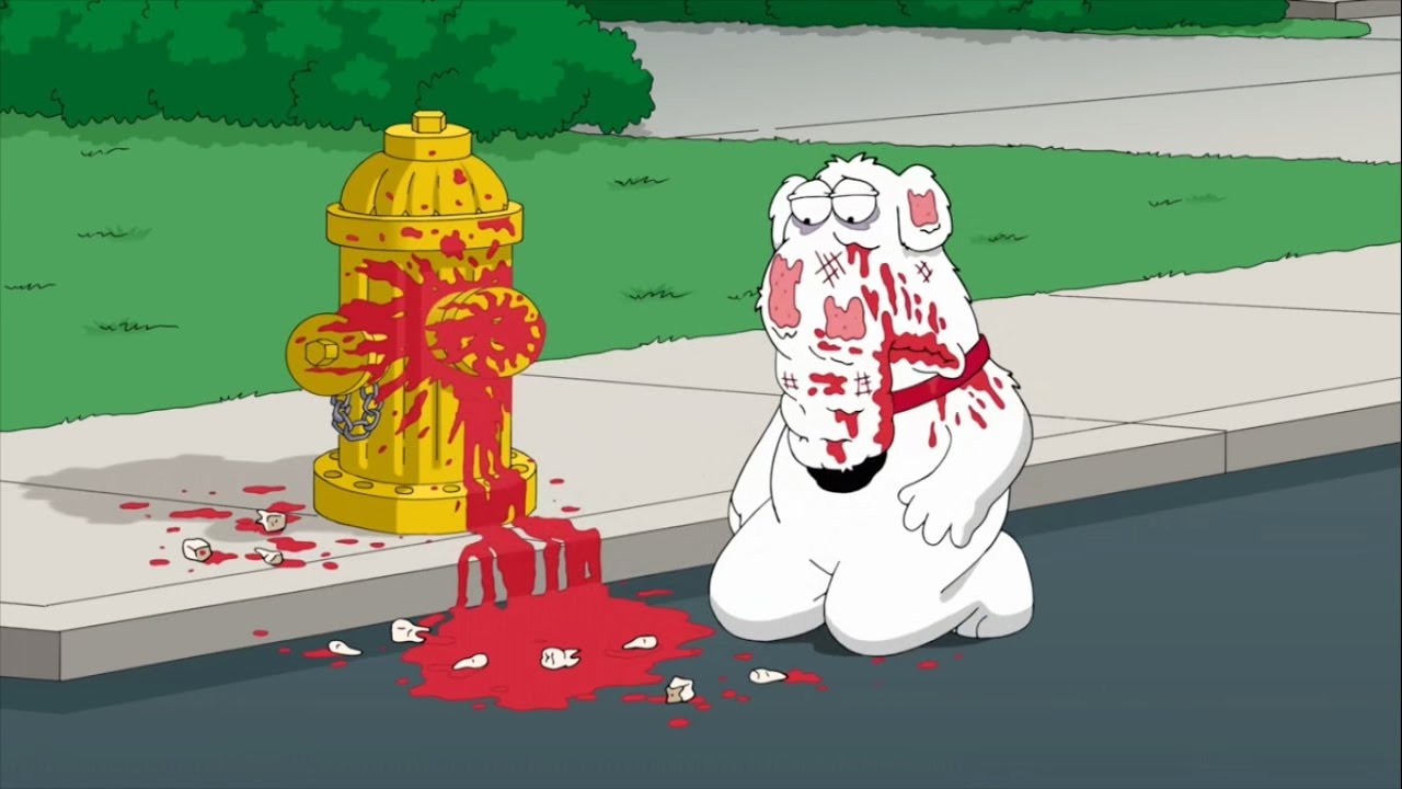 Family Guy - Peter breaks Brian's Face
