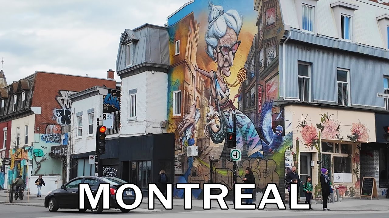 Montreal on Foot: Exploring the Plateau to Downtown via St-Laurent Boulevard – April 2024