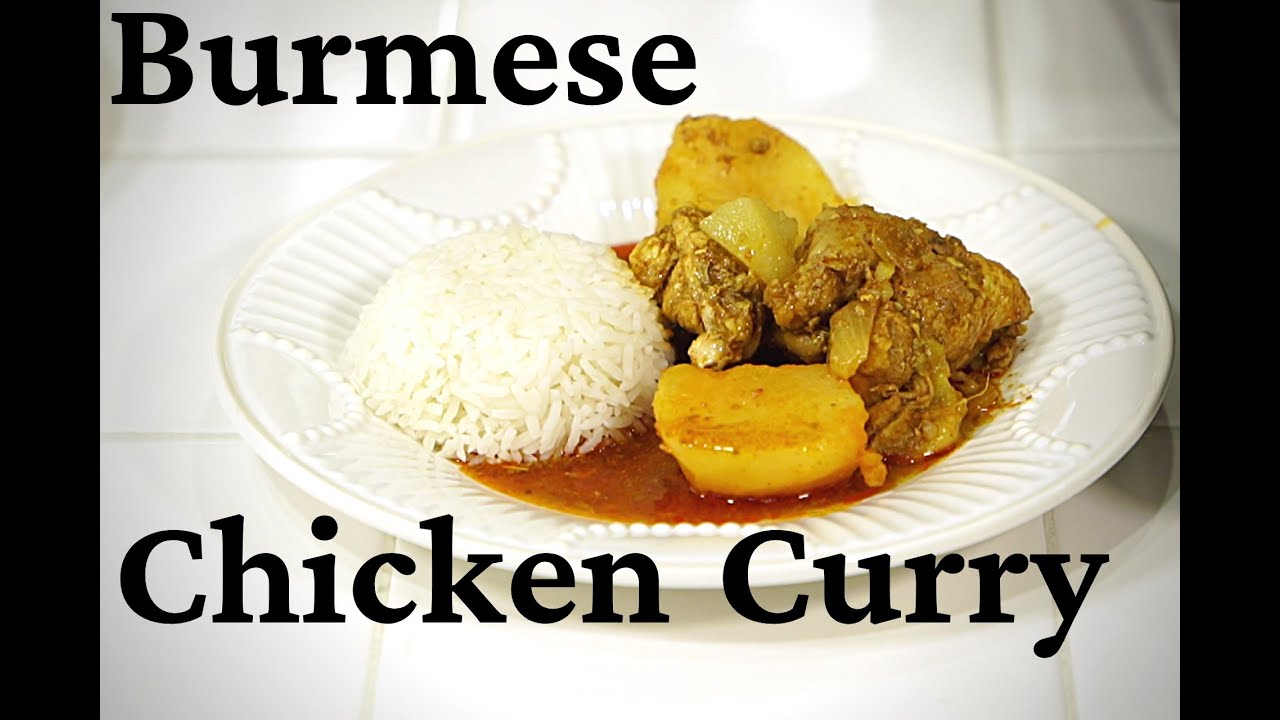 Burmese Chicken Curry | Fresh ground spices | Delicious | Mouthwatering