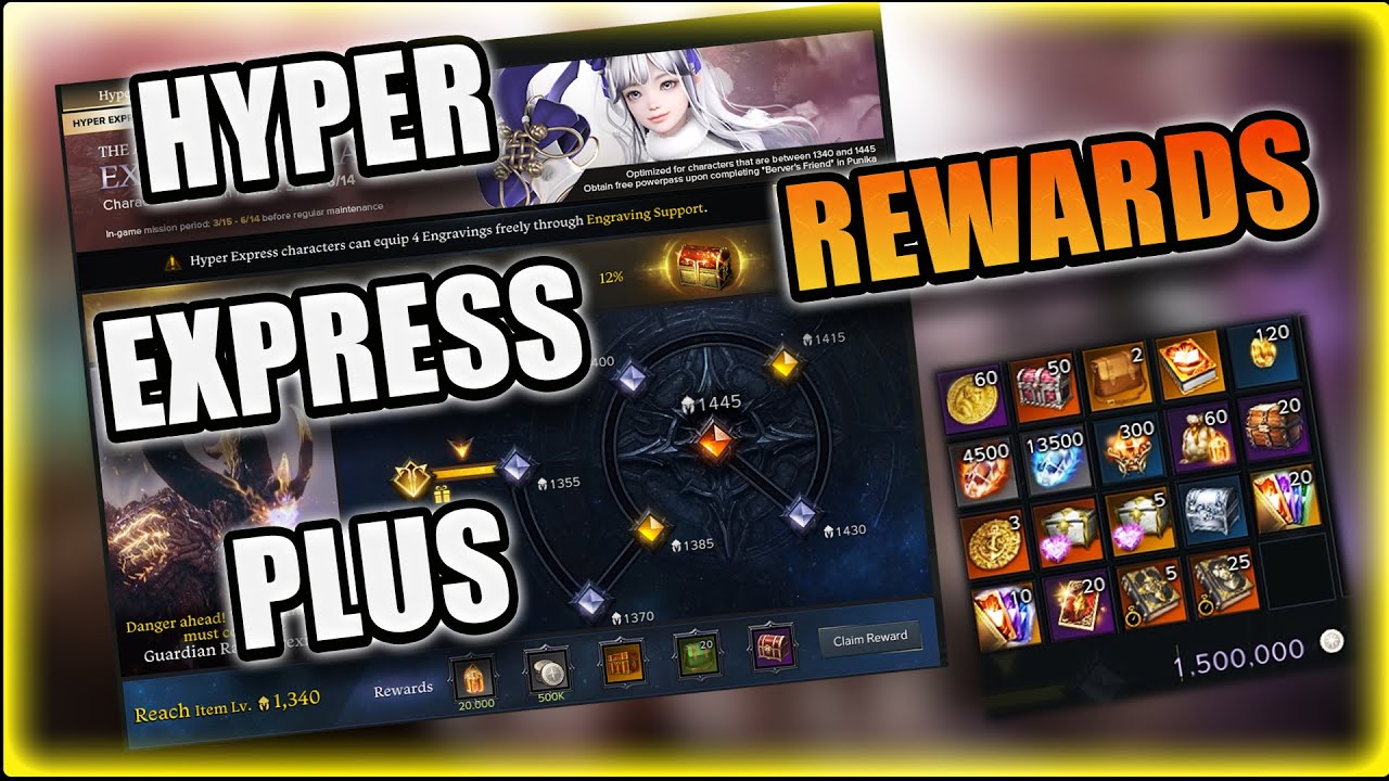 Hyper Express Plus REWARDS | Lost Ark