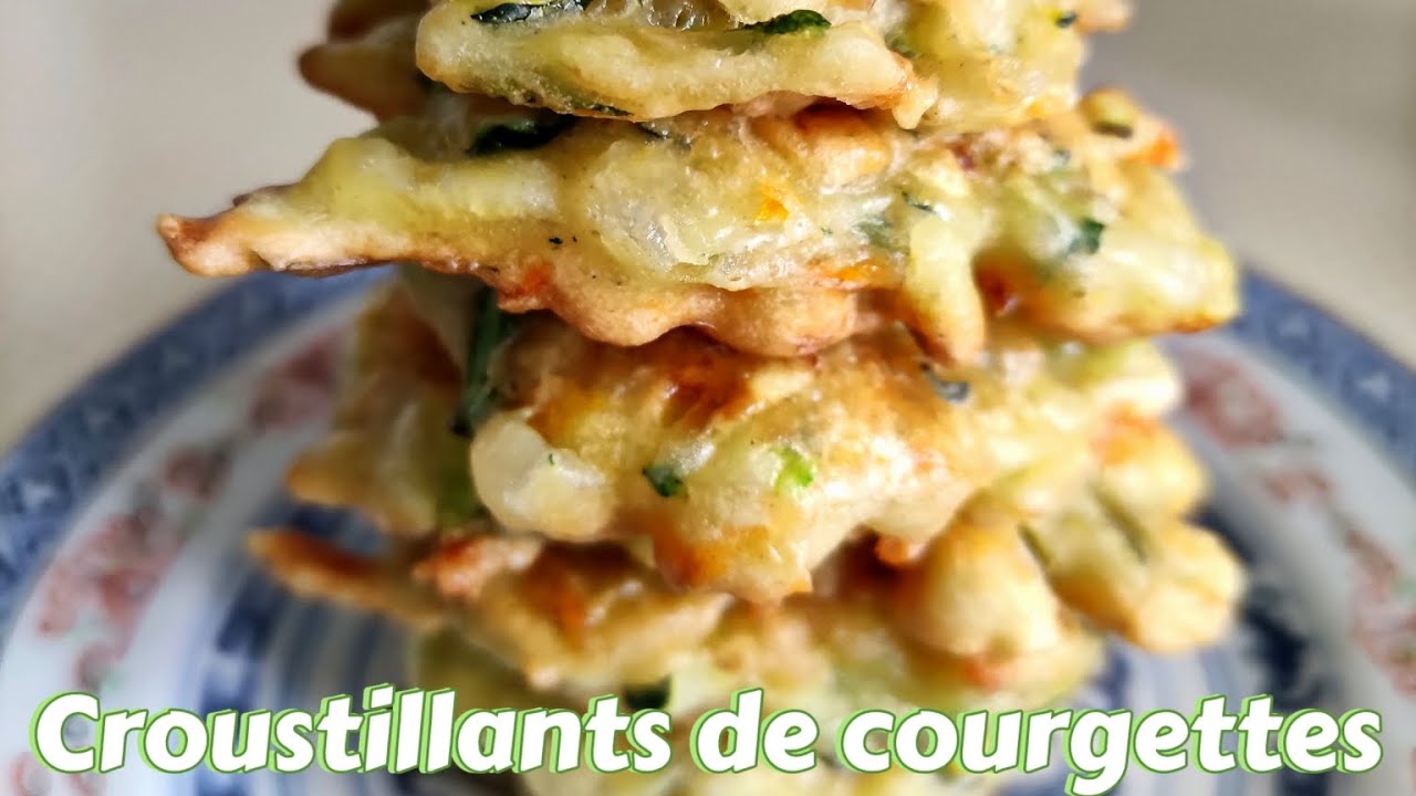 Croustillants de courgettes 🥂 sympas pour l'apéro d'été 