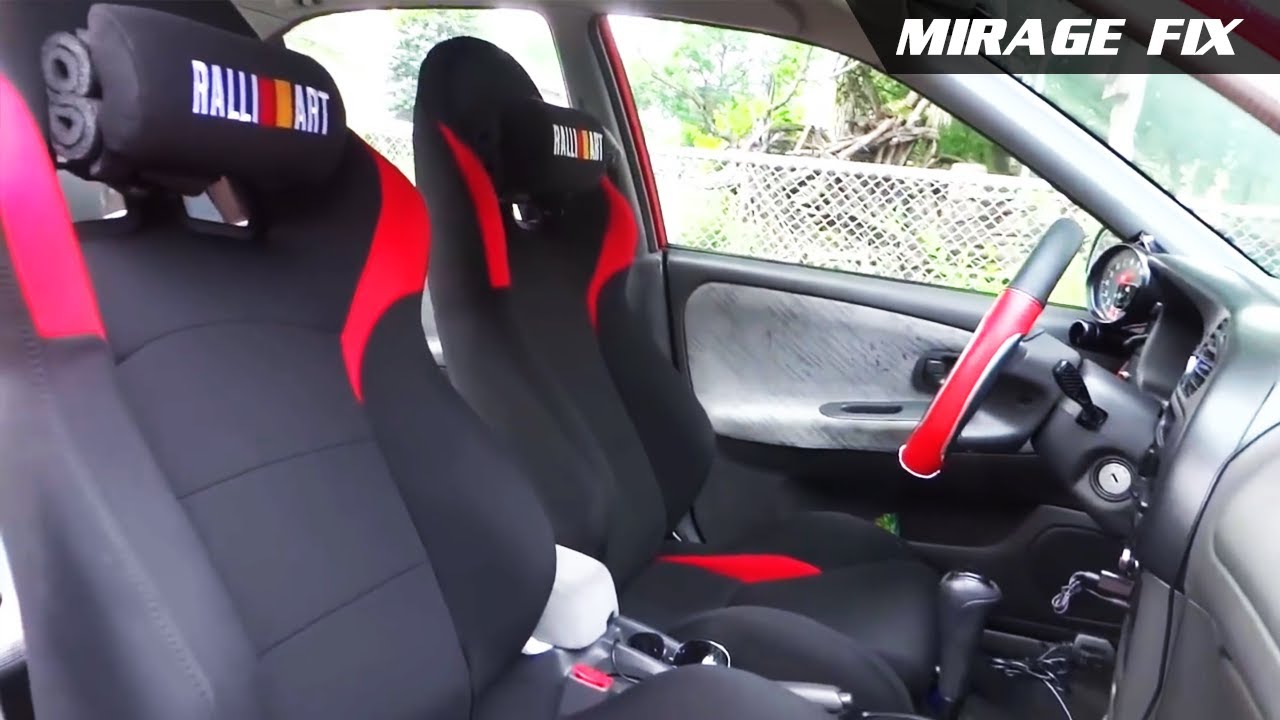 Mirage Fix 11 | Bluetooth, Aftermarket Seats, RALLIART Pillows