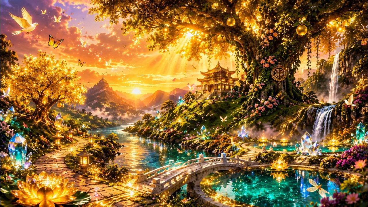Infinity Golden Light Portal - The Universe Is Opening A Gateway Of Miracles & Abundance