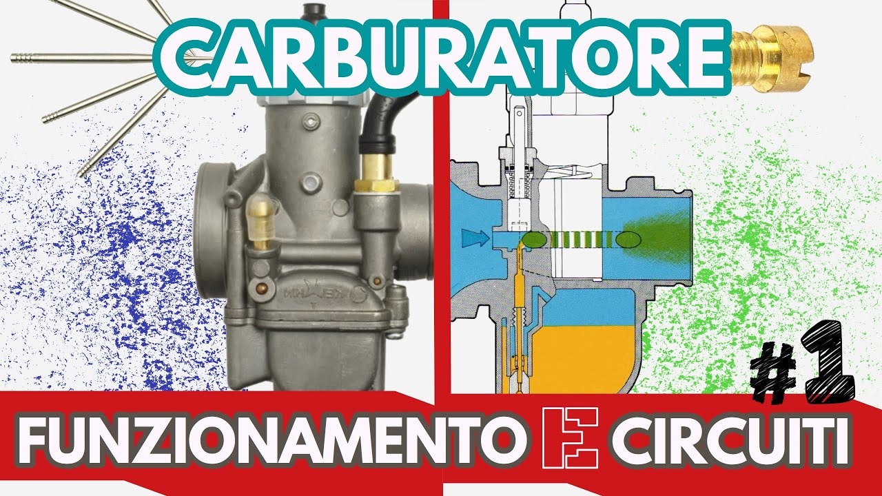 Il Carburatore: funzionamento e circuiti interni | smontaggio e rimontaggio | 1 di 2 | ENG SUB