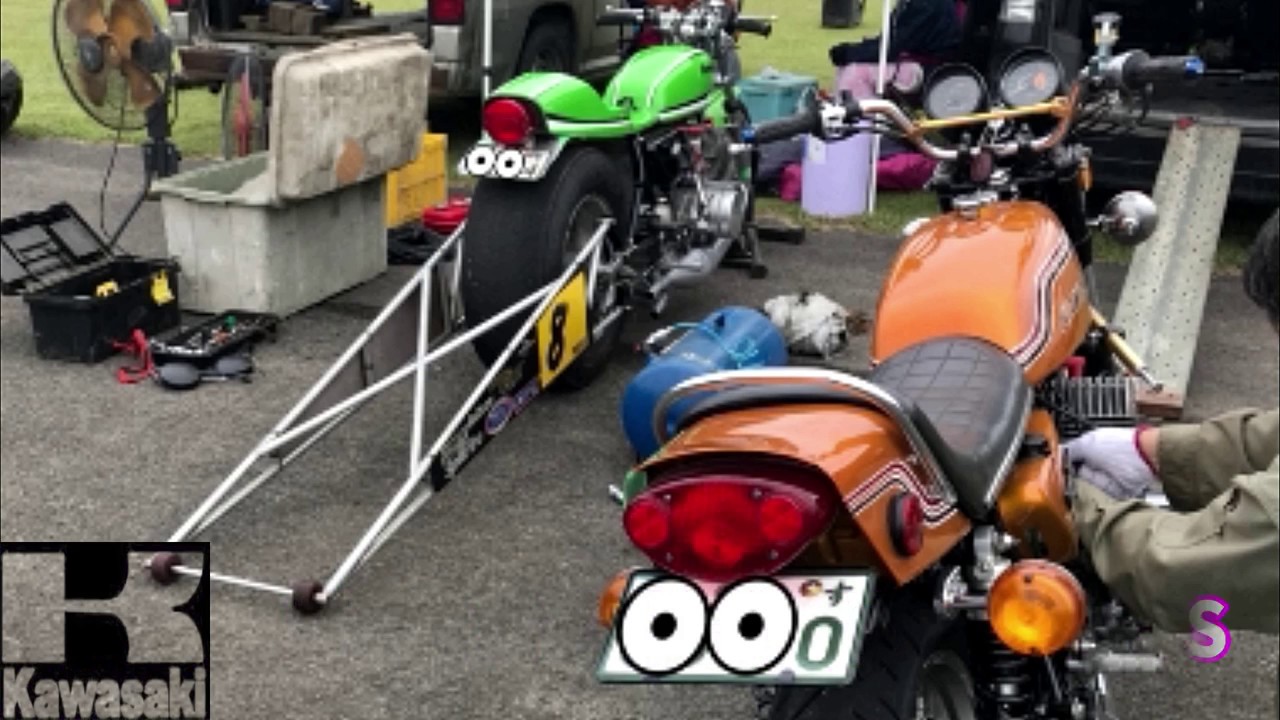 KAWASAKI　750SS　現行600ccと0~200加速対決
