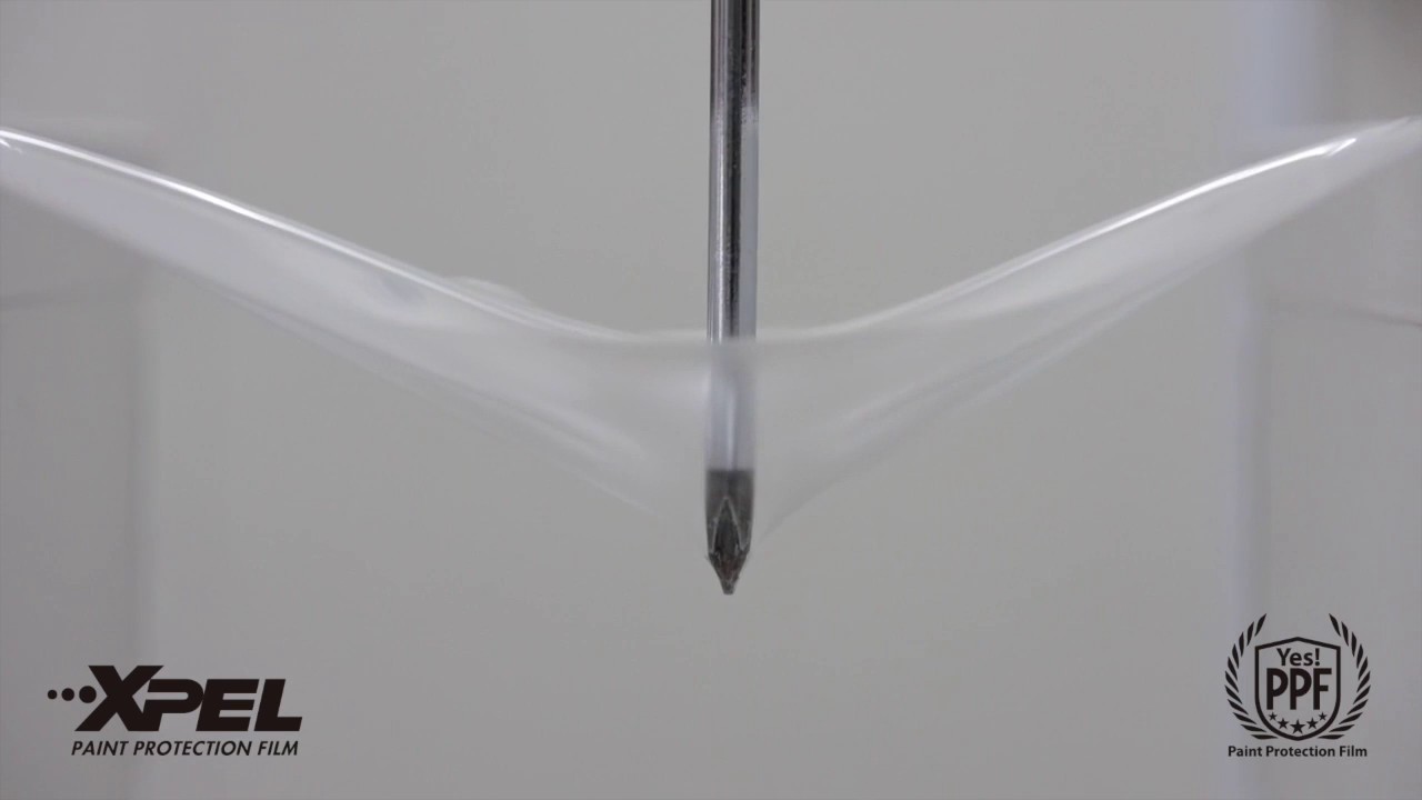 XPEL ULTIMATE Paint Protection Film Screw driver test