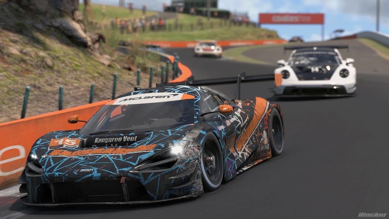 iRacing Bathurst 12 - McLaren 720S GT3 - Backmarker Boys - Stint 2