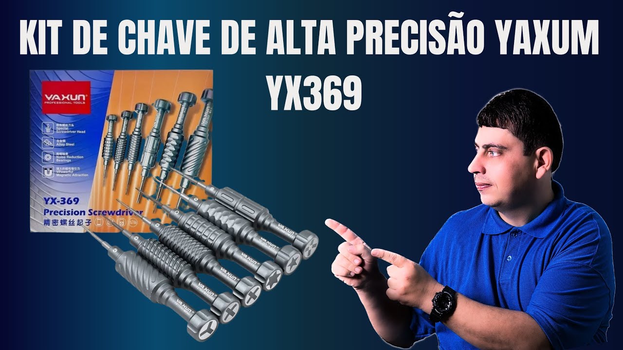 KIT DE CHAVE DE ALTA PRECIS&Atilde;O YAXUM YX 369