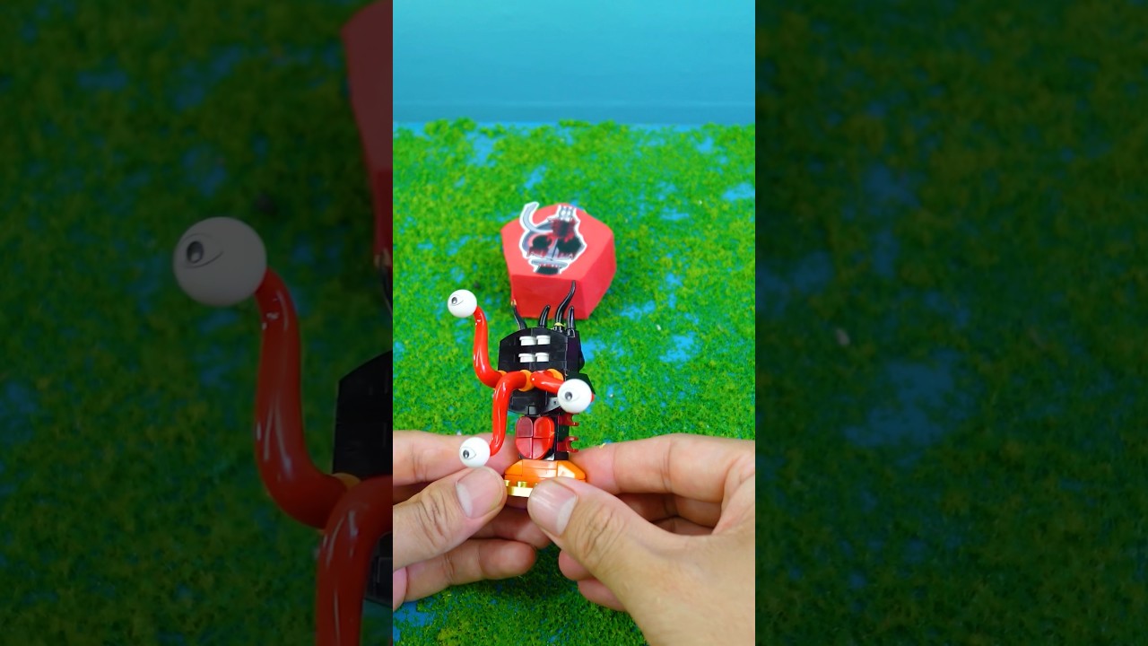 1.Lego Sprunki Phase 5 Inside DIY Cube: Raddy, Oren, Owackx, Gray, Jevil 