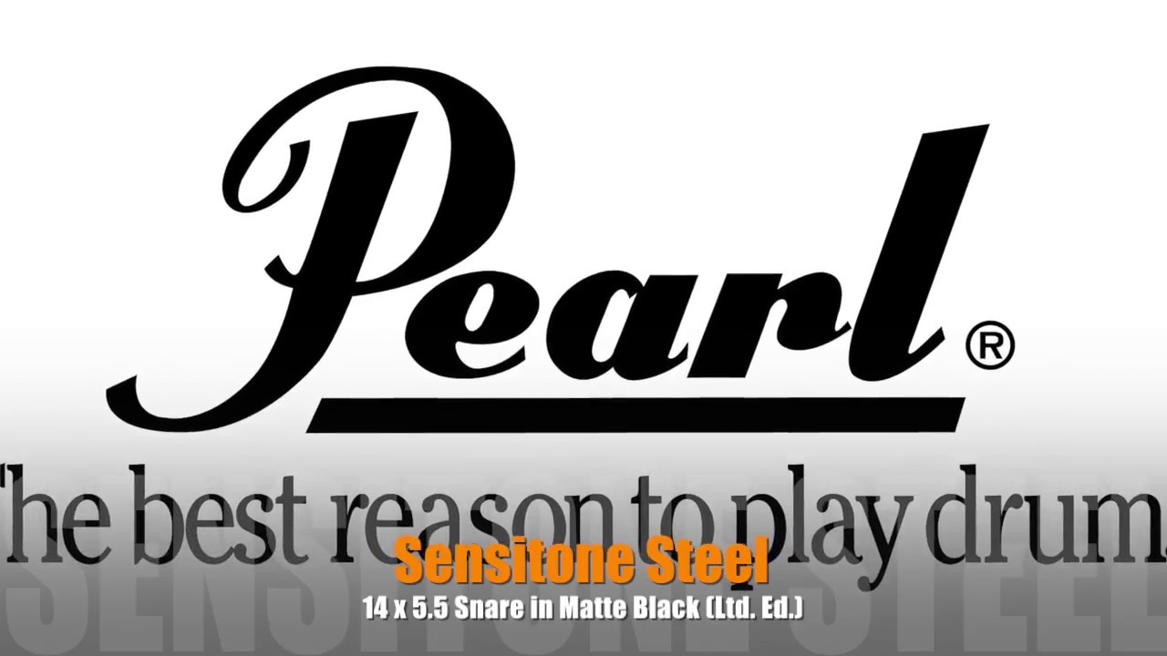 Pearl Sensitone 14″ x 5.5″ Steel Snare Drum in Black (Limited Edition)