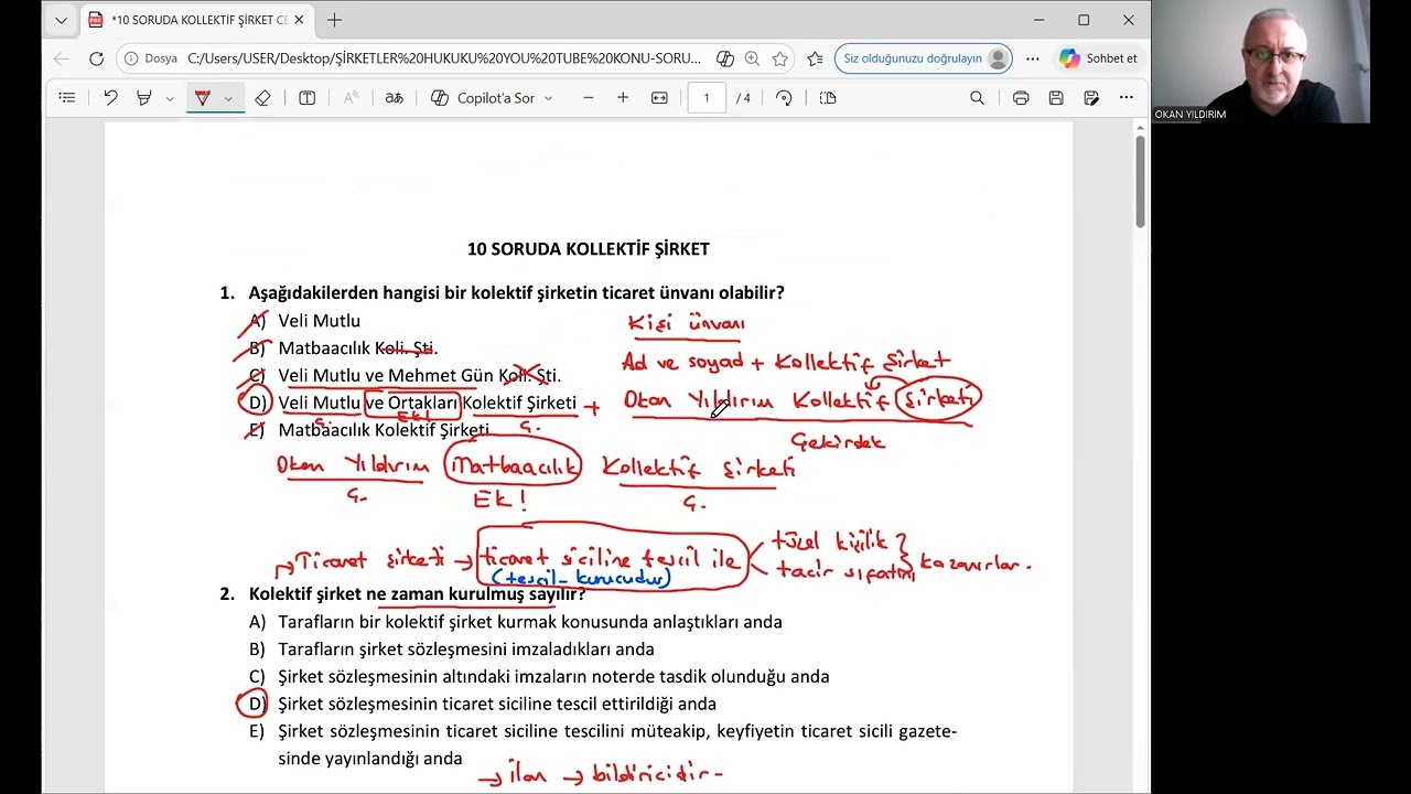 10 SORUDA KOLLEKTİF ŞİRKET