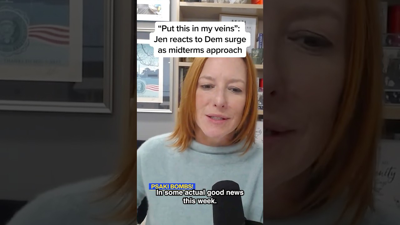 &ldquo;Put this in my veins&rdquo;: Jen reacts to Dem surge as midterms approach