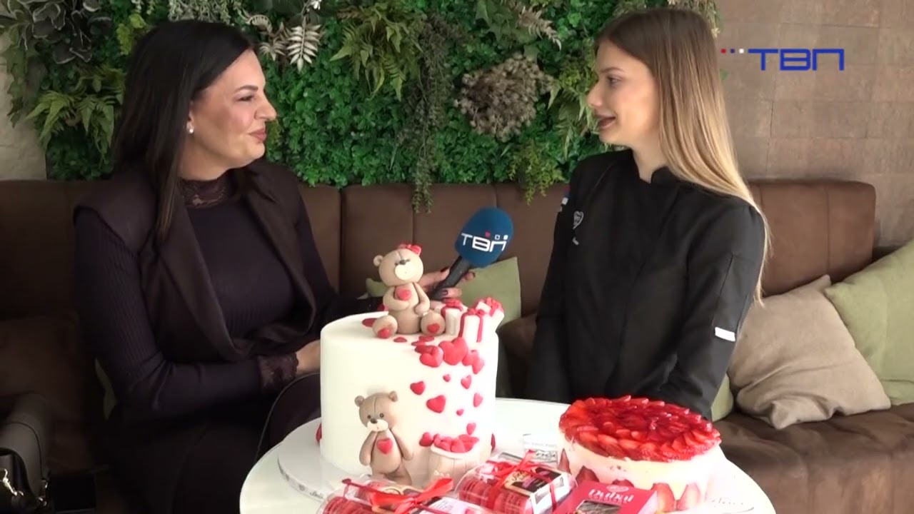 Pripreme za Dan zaljubljenih u poslastičarnici Anči kolači-TV Pančevo