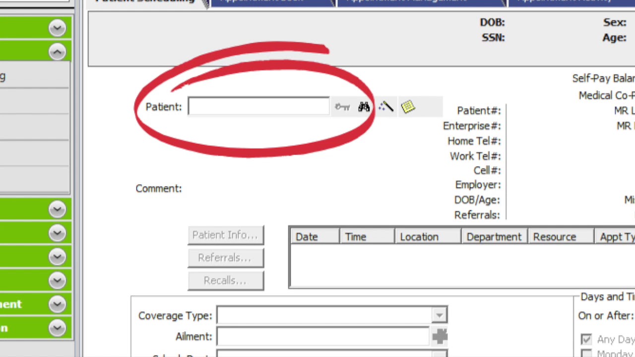 How to cancel appointments in Allscripts PM EHR