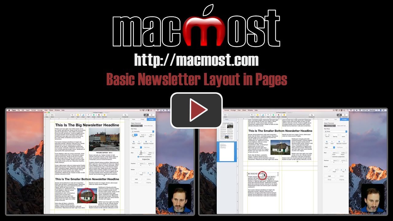 Basic Newsletter Layout in Pages (#1475)