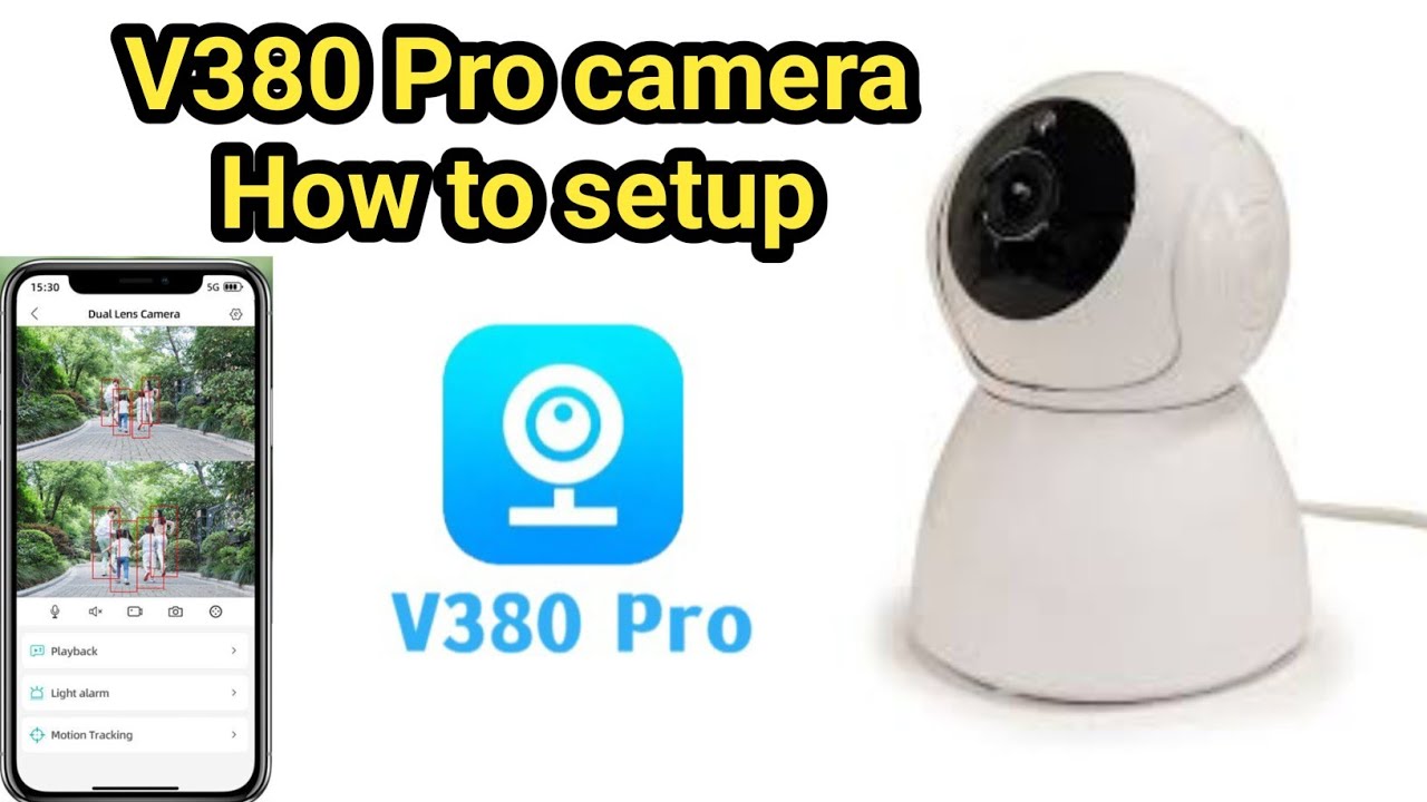 Как настроить Wi-Fi-камеру V380pro